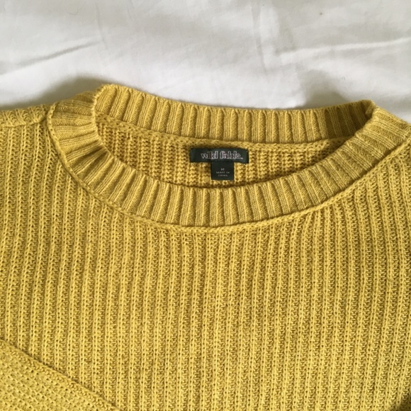 Wild Fable cotton blend cropped sweater. Size M. - Picture 7 of 9